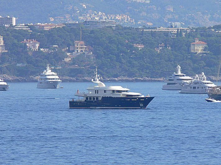 boats in the water aboard GAJA Yacht for Sale