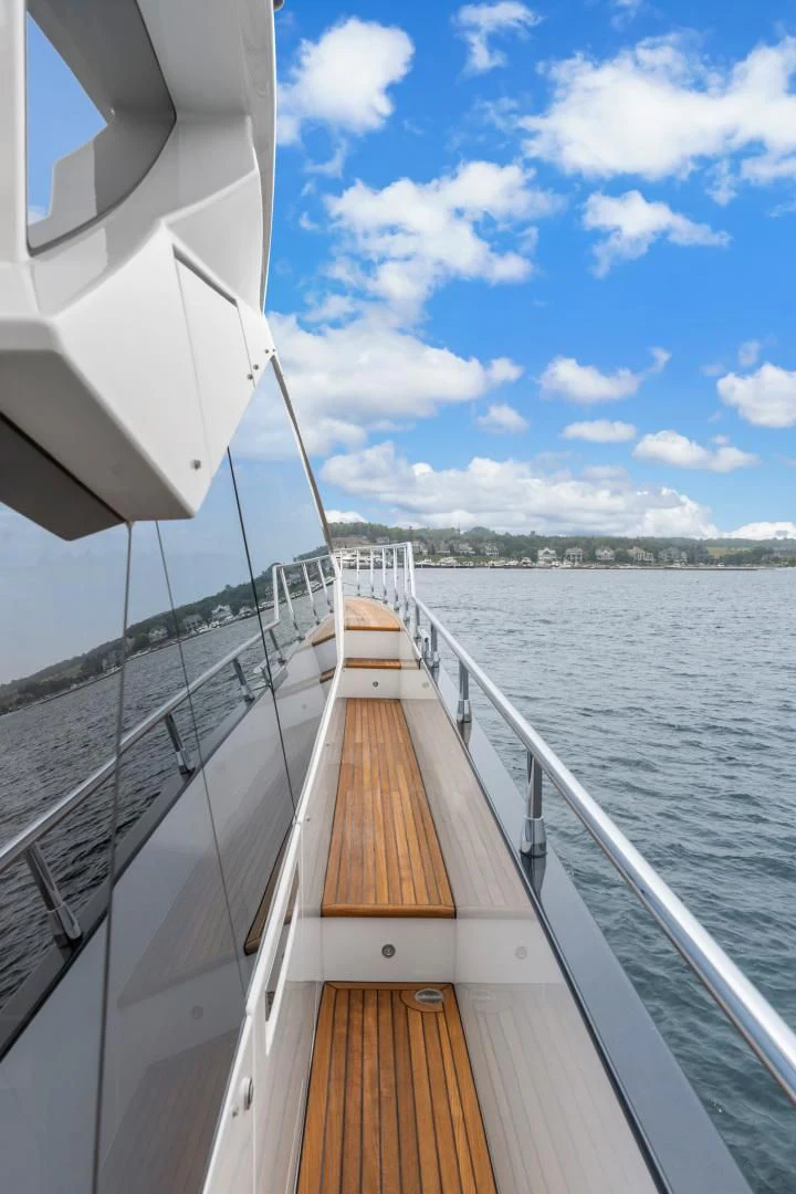 a deck on a boat aboard ANONYMOUS Yacht for Sale