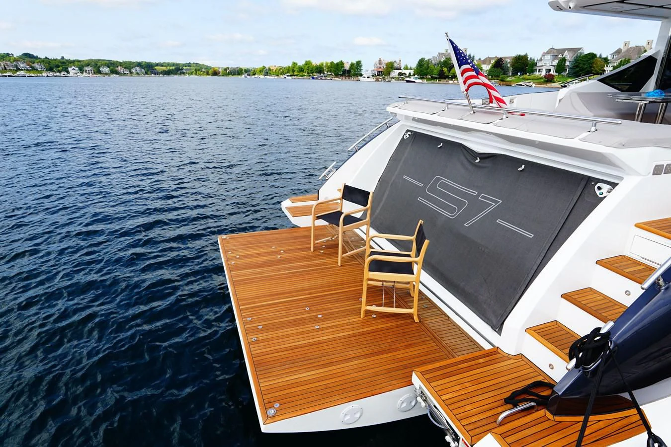 a boat on the water aboard ANONYMOUS Yacht for Sale