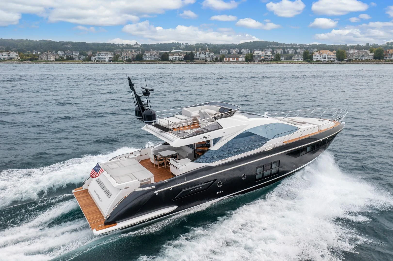 a boat on the water aboard ANONYMOUS Yacht for Sale