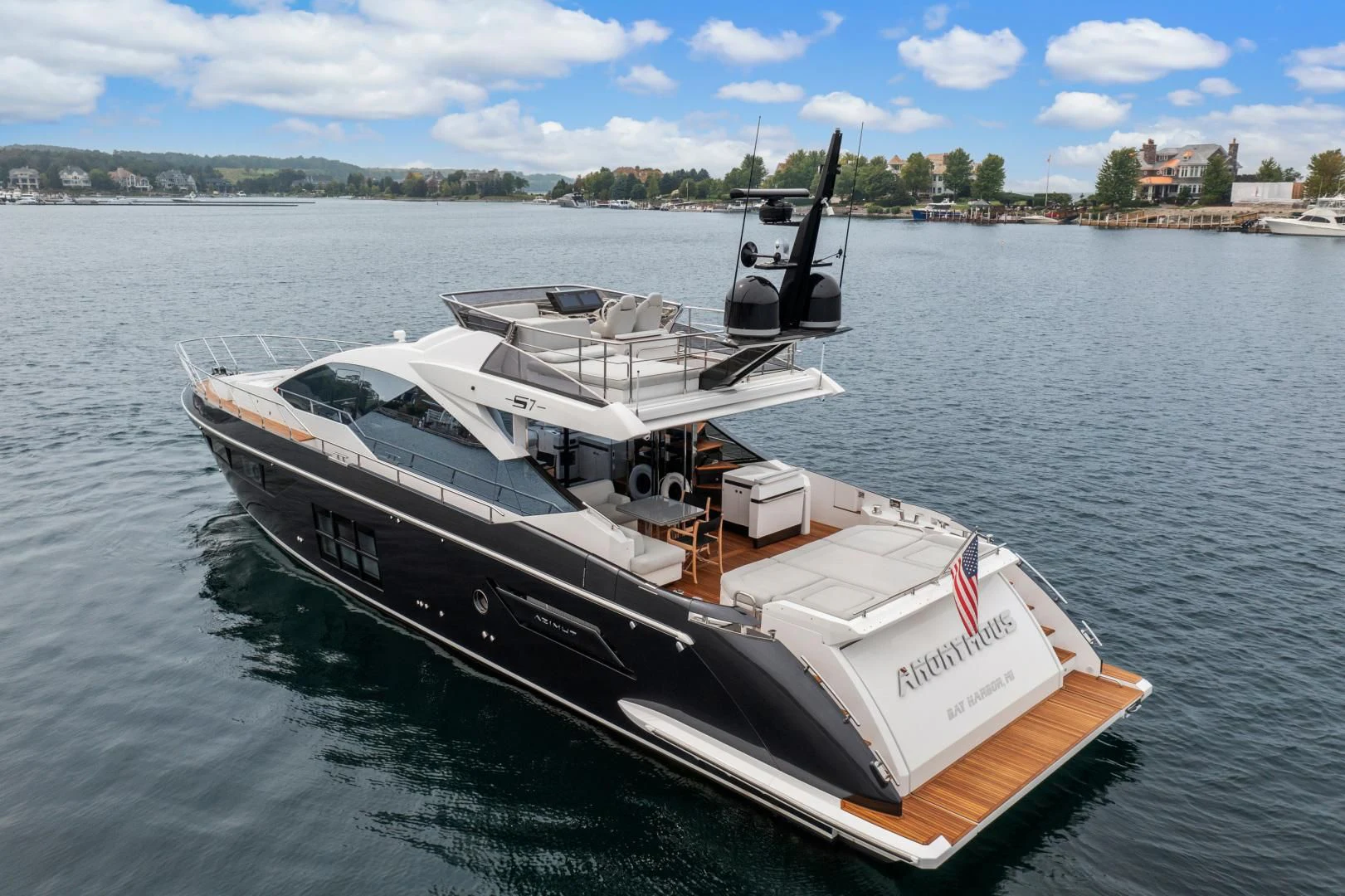 a boat on the water aboard ANONYMOUS Yacht for Sale