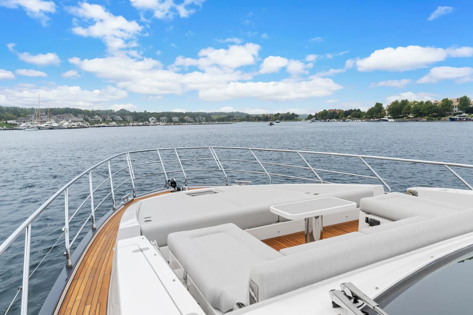 a boat on the water aboard ANONYMOUS Yacht for Sale