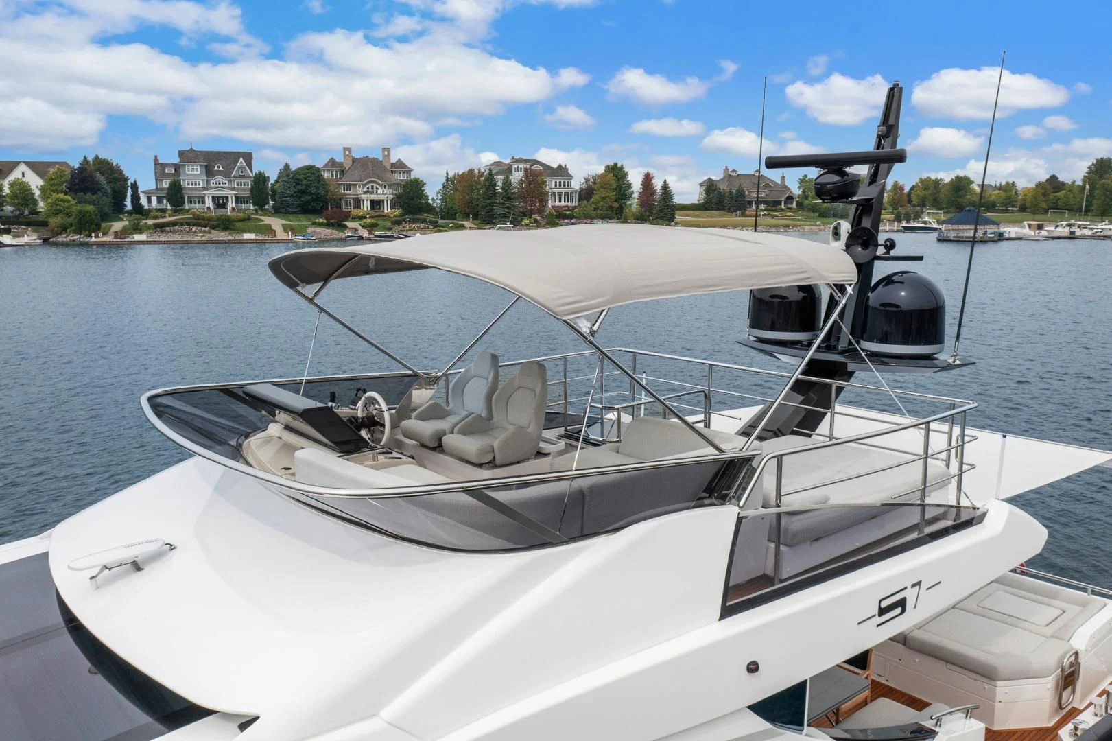a boat on the water aboard ANONYMOUS Yacht for Sale
