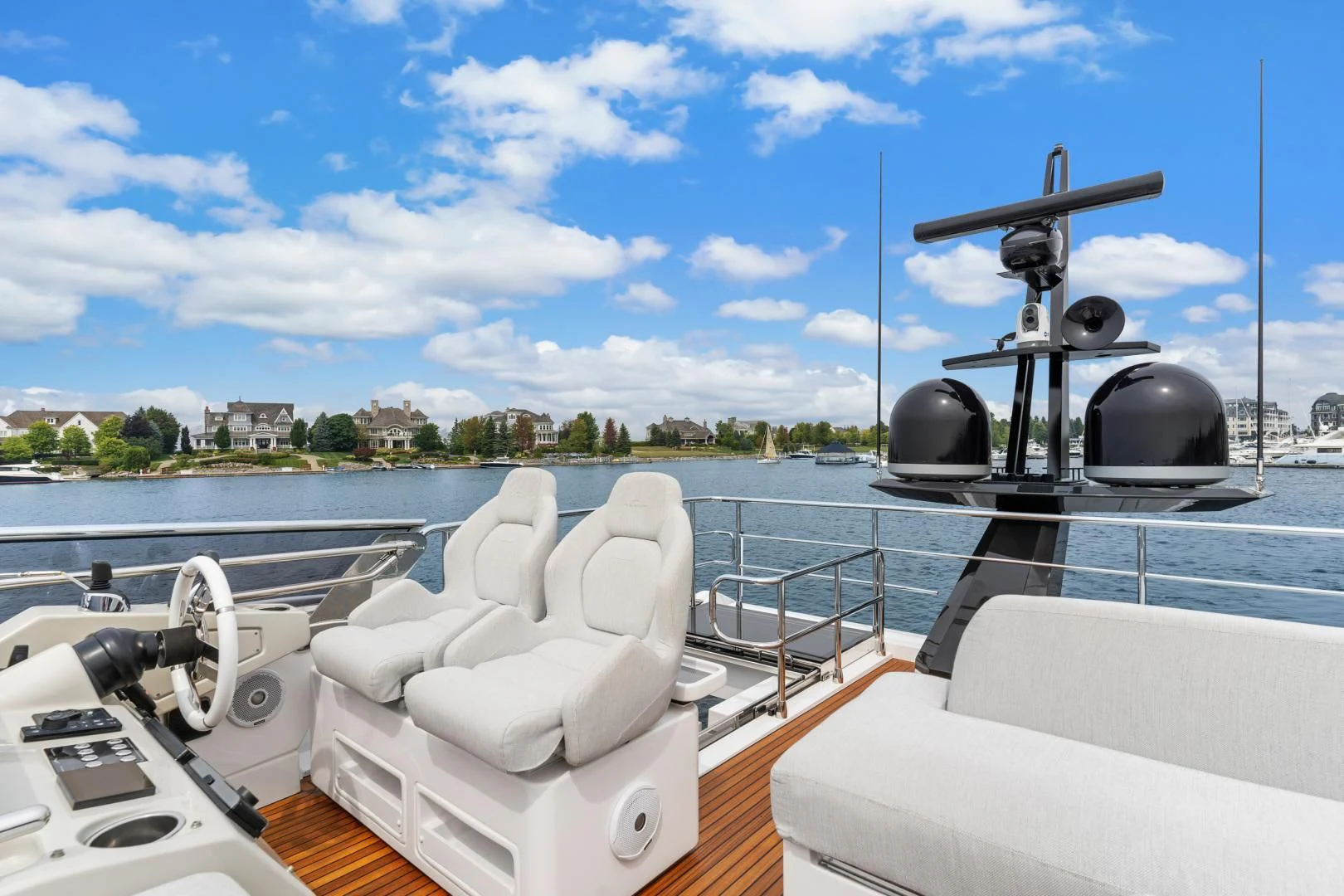 a boat with a camera on it aboard ANONYMOUS Yacht for Sale