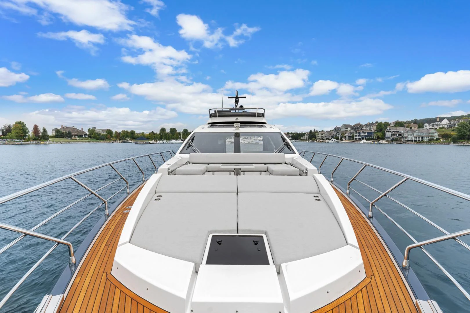a boat on the water aboard ANONYMOUS Yacht for Sale