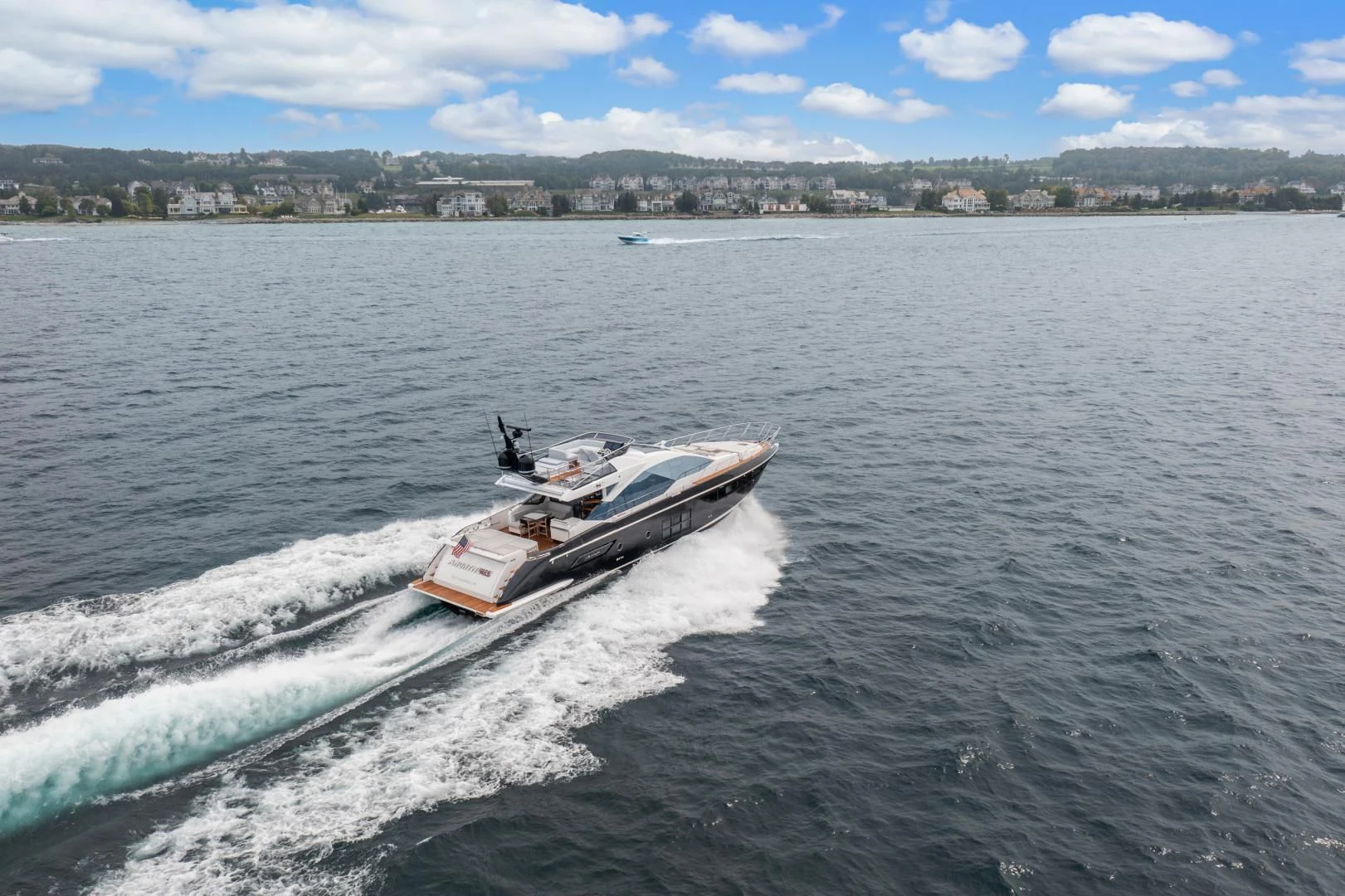 a boat on the water aboard ANONYMOUS Yacht for Sale