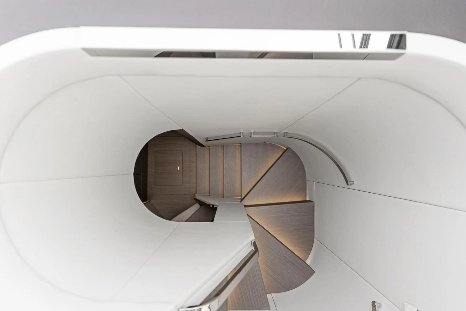 a ceiling fan in a room aboard ANONYMOUS Yacht for Sale