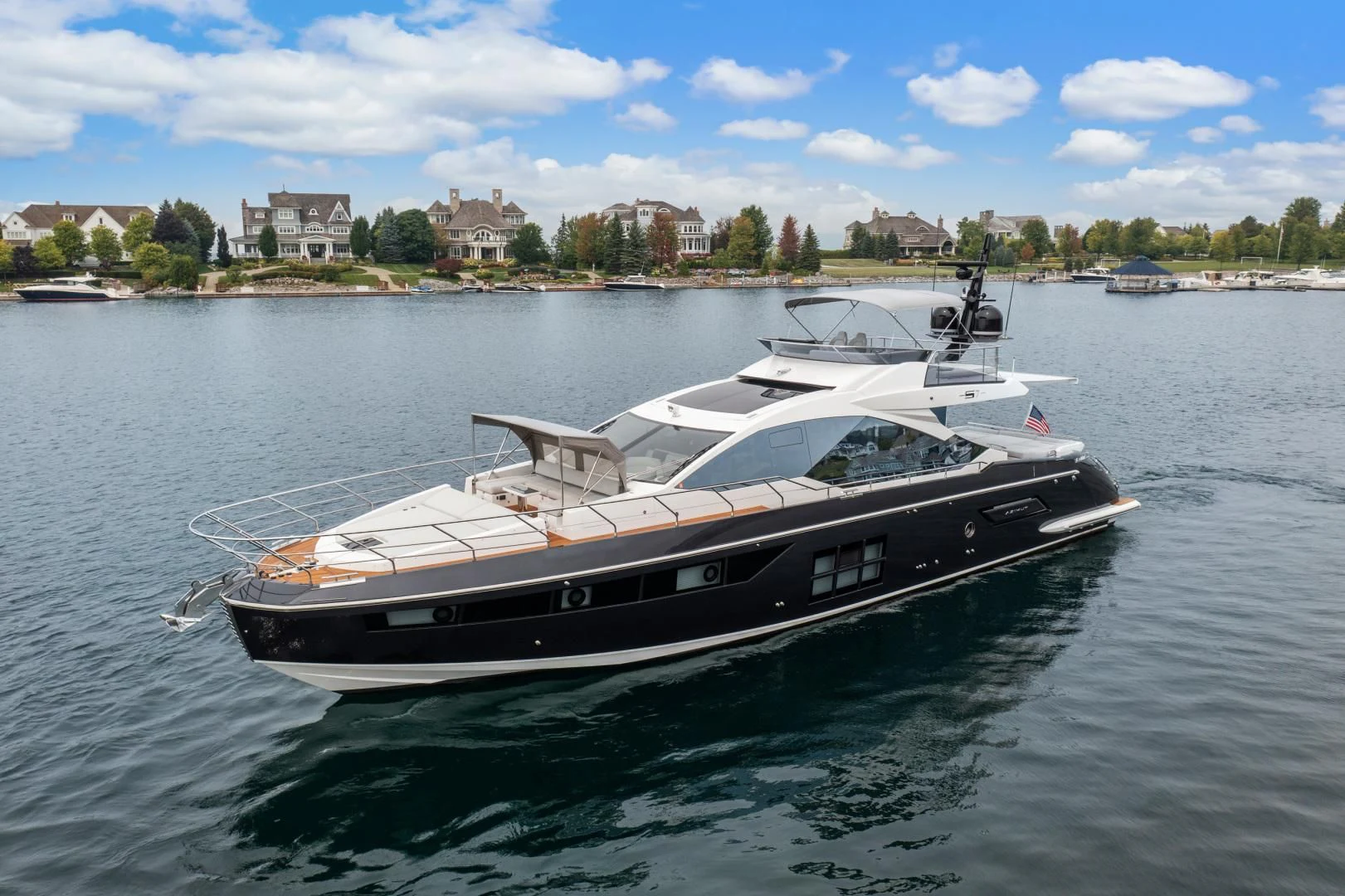 a boat on the water aboard ANONYMOUS Yacht for Sale