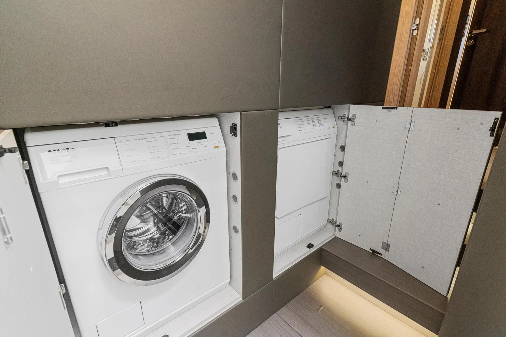 a row of washing machines aboard ANONYMOUS Yacht for Sale