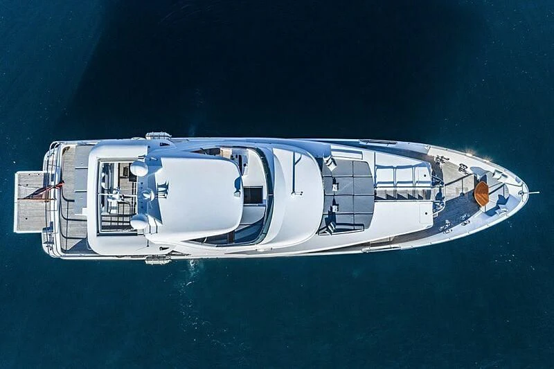 a boat in the water aboard ADEL Yacht for Sale