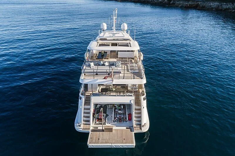 a boat on the water aboard ADEL Yacht for Sale