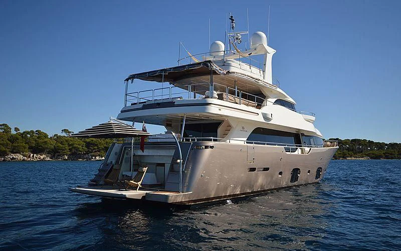 a boat on the water aboard DISPARATE Yacht for Sale