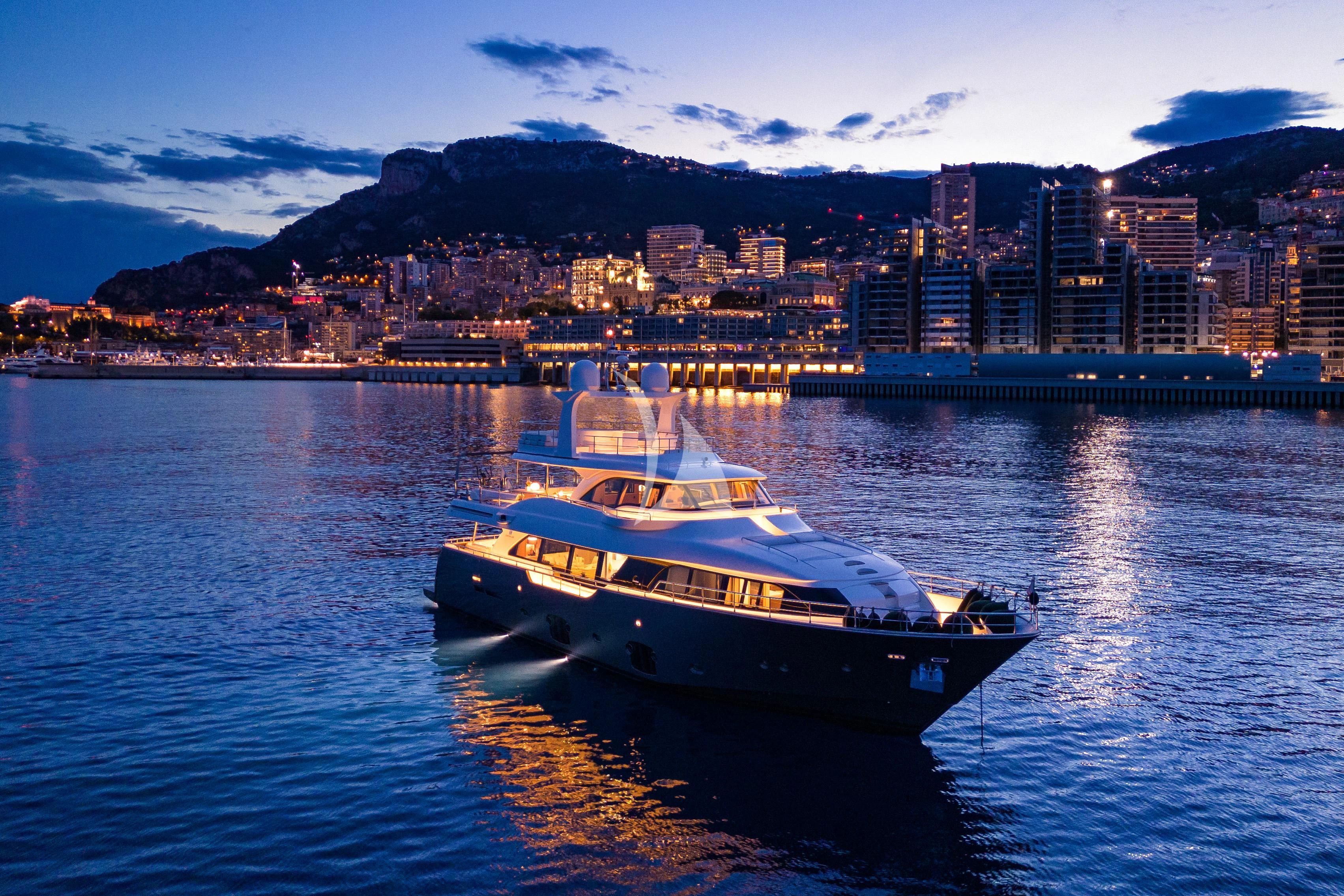 a boat on the water aboard DISPARATE Yacht for Sale