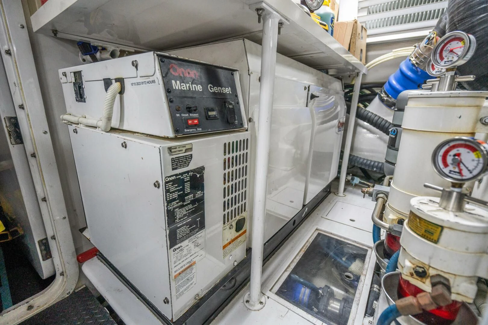 a machine with a large white object aboard W Yacht for Sale