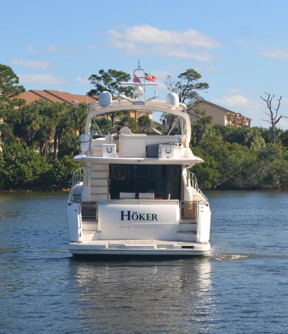 a boat on the water aboard W Yacht for Sale
