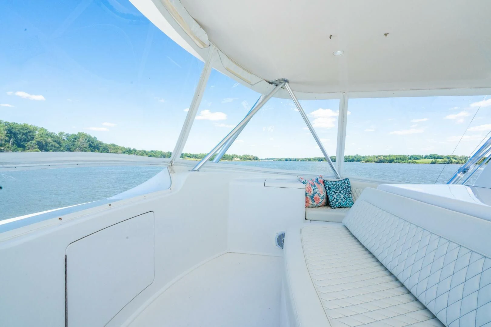 a boat on the water aboard W Yacht for Sale