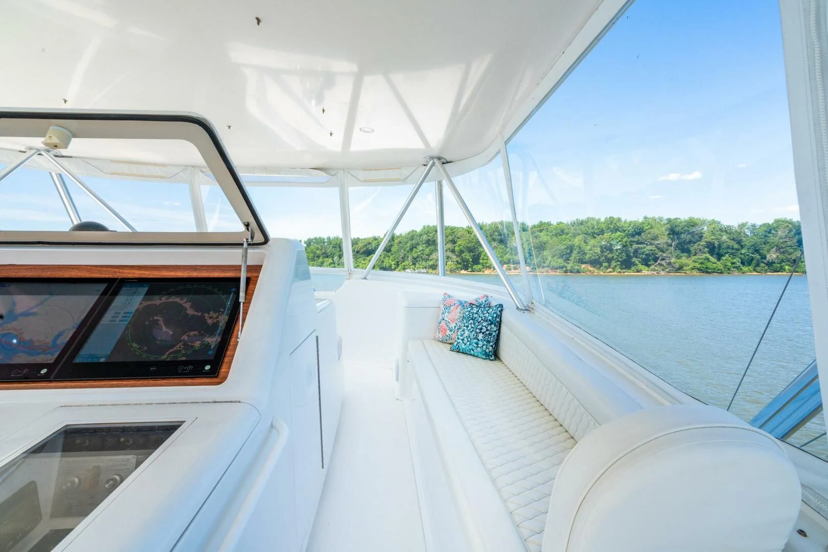 a boat on the water aboard W Yacht for Sale