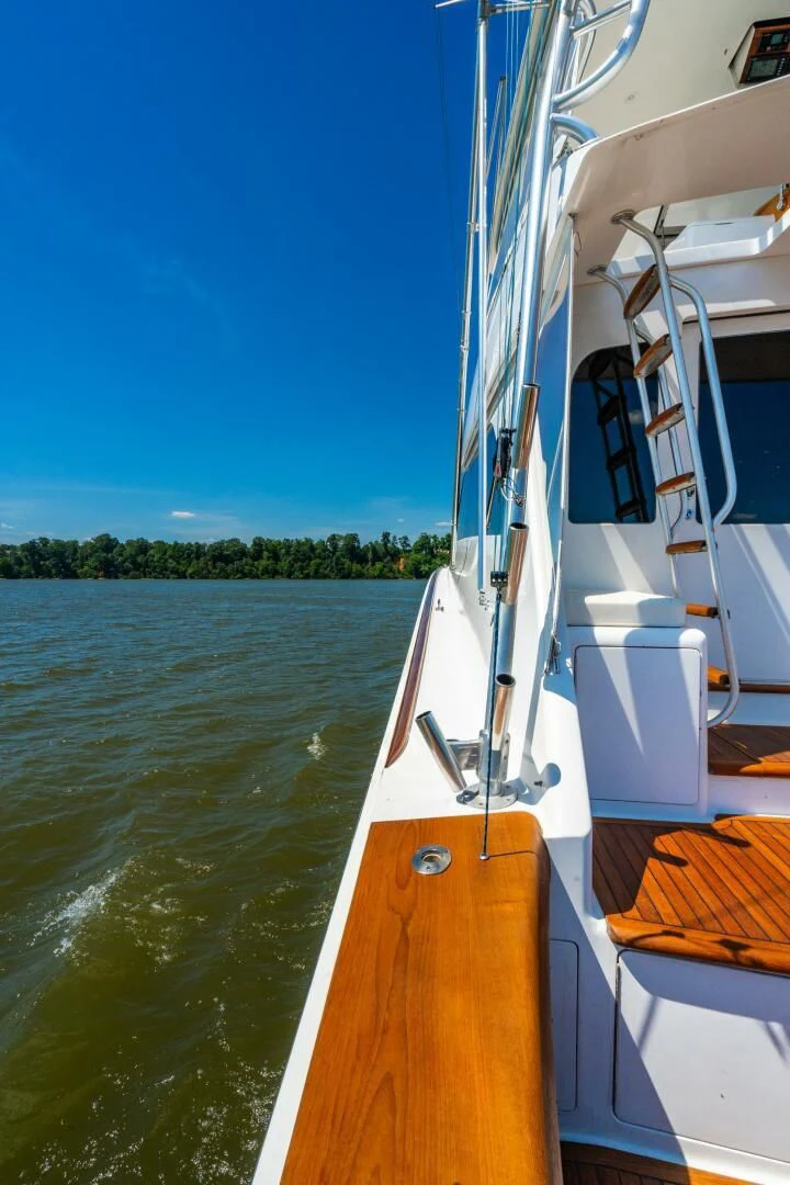 a boat on the water aboard W Yacht for Sale