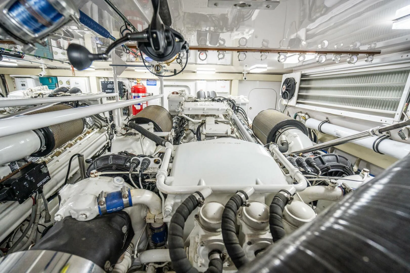 a large factory with pipes aboard W Yacht for Sale