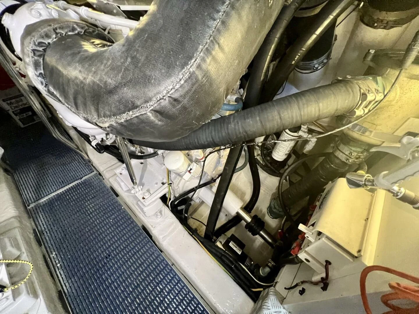 close-up of a machine aboard W Yacht for Sale