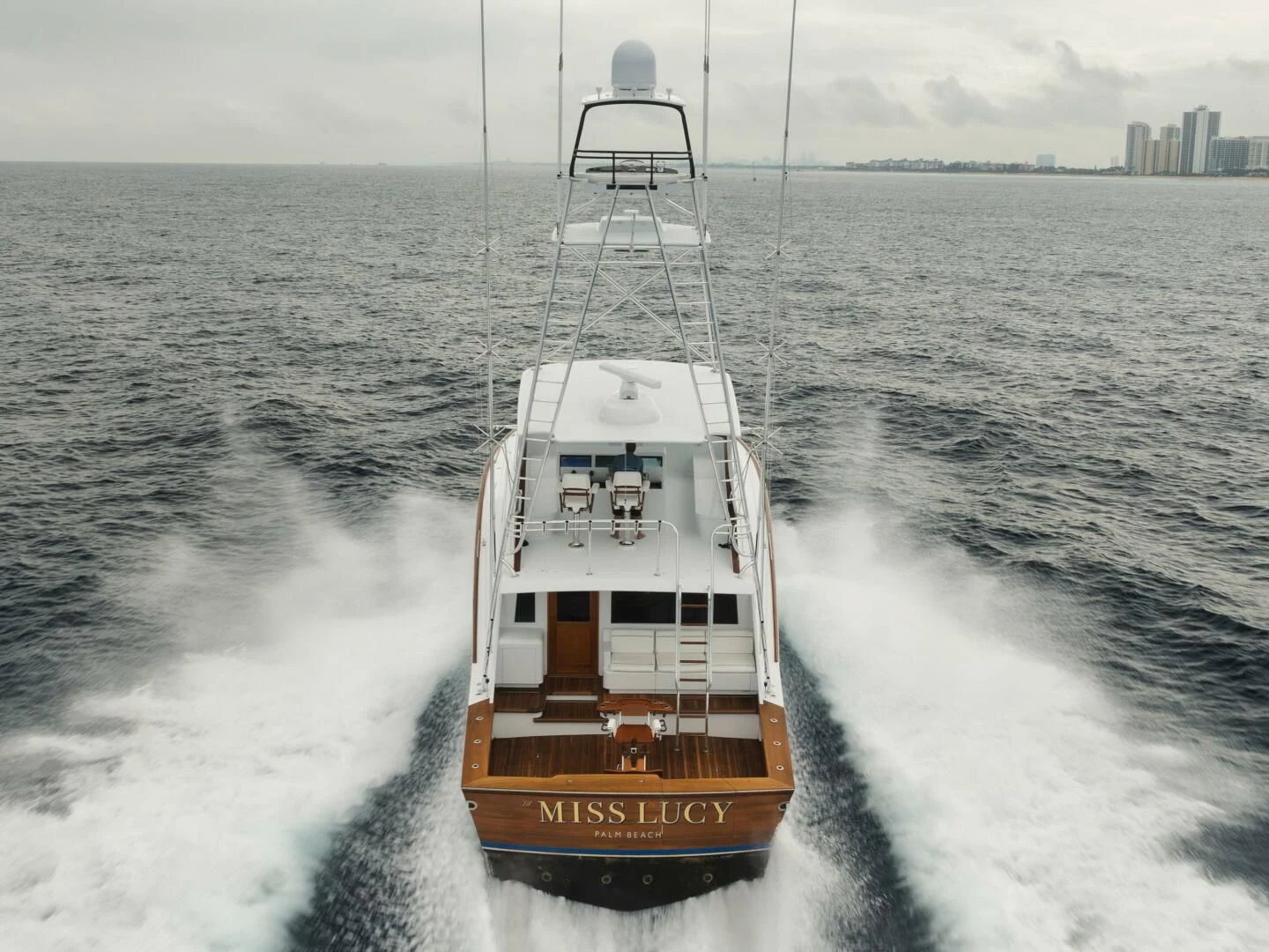 a boat on the water aboard W Yacht for Sale