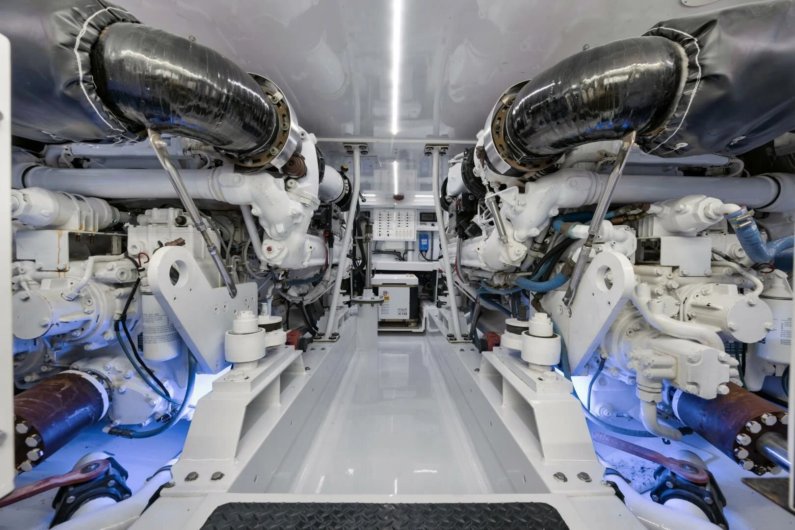 a close-up of a machine aboard W Yacht for Sale