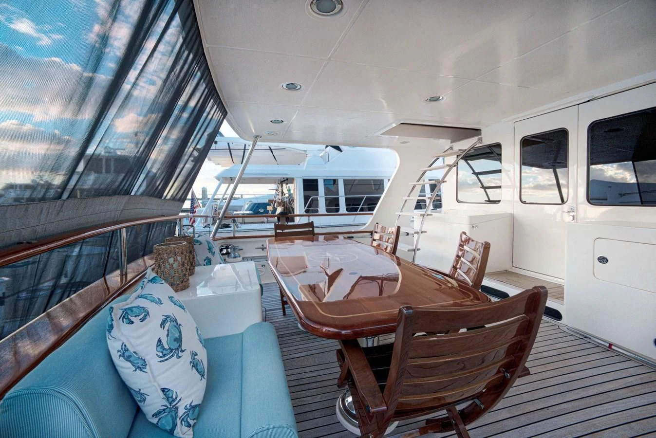 a boat on the water aboard JUBILEE Yacht for Sale