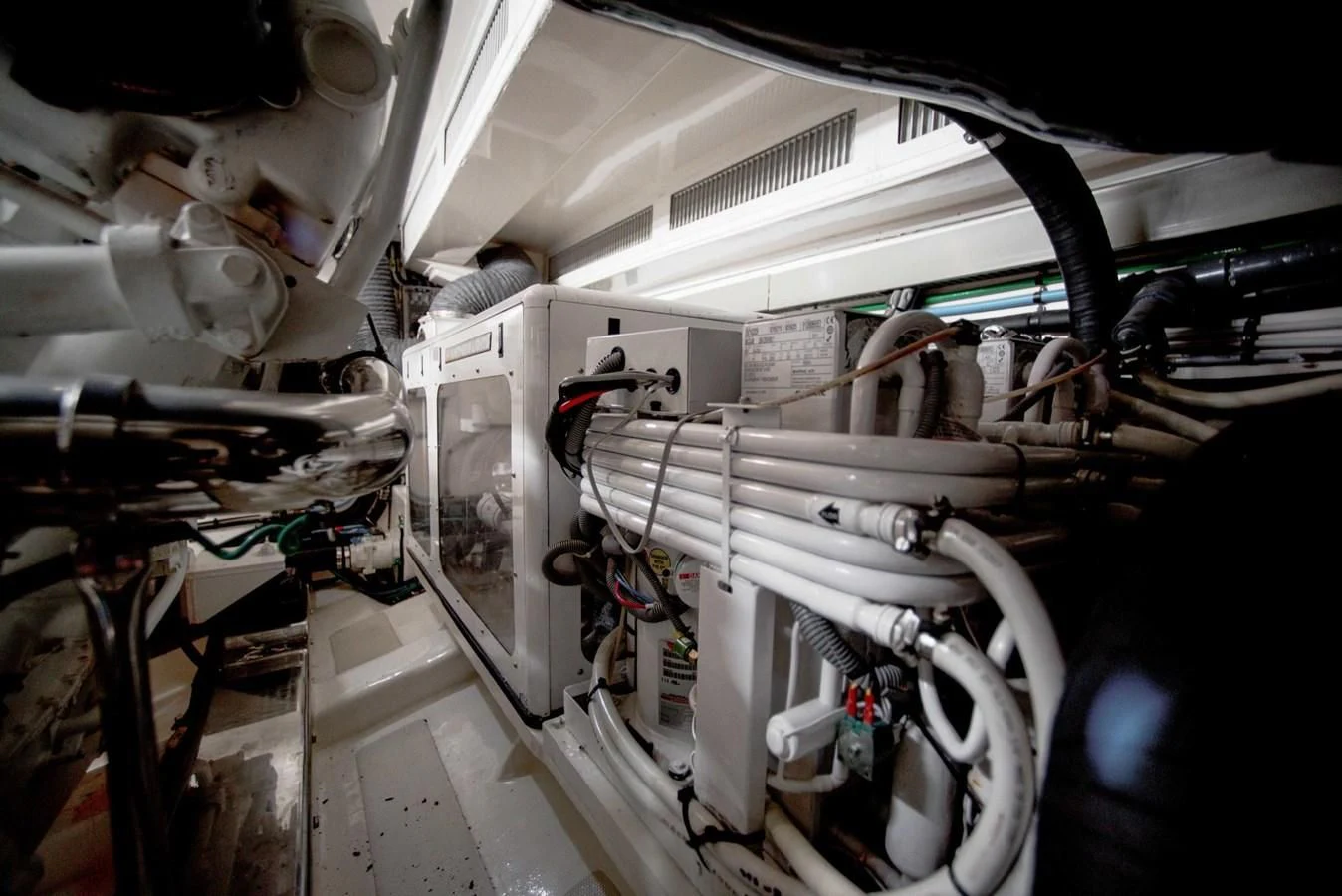 a close-up of a machine aboard JUBILEE Yacht for Sale