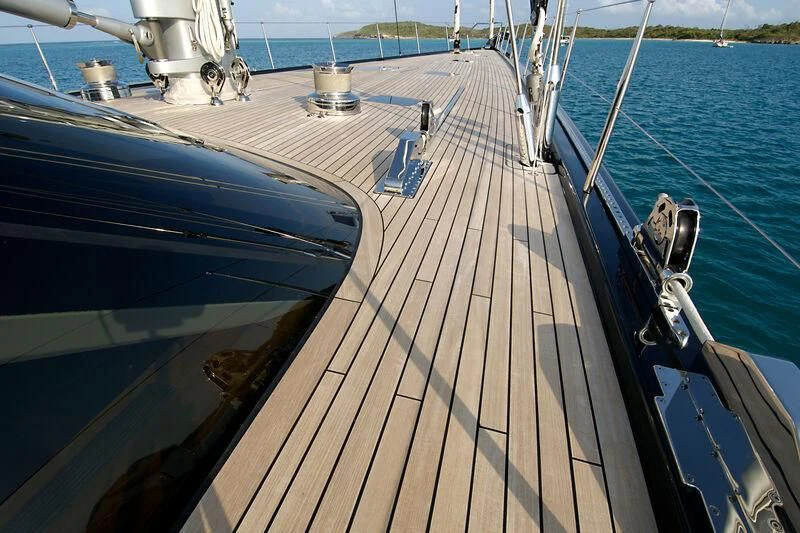 a boat on the water aboard MYSTERE Yacht for Sale