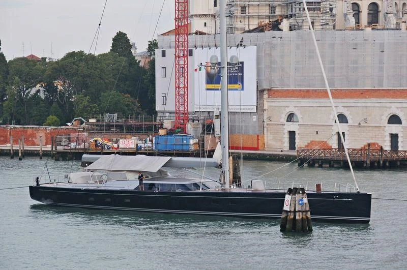 a boat in the water aboard MYSTERE Yacht for Sale