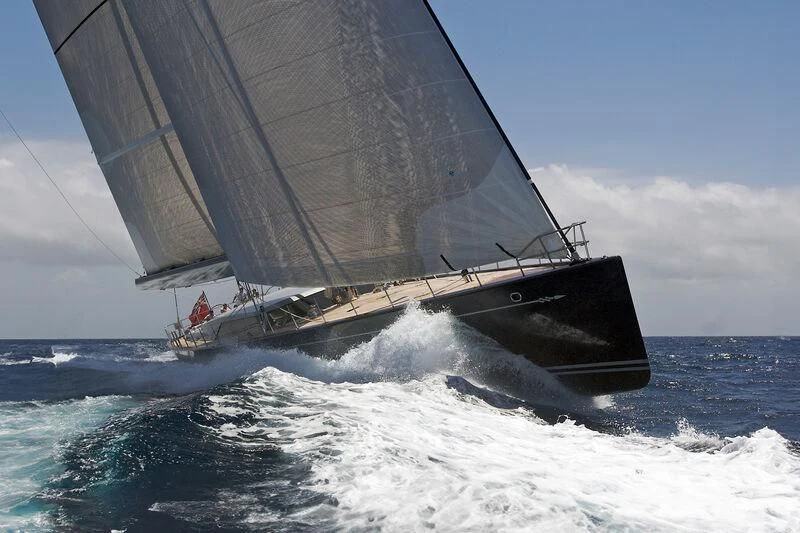 a boat on the water aboard MYSTERE Yacht for Sale