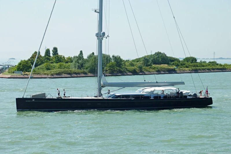 a boat on the water aboard MYSTERE Yacht for Sale