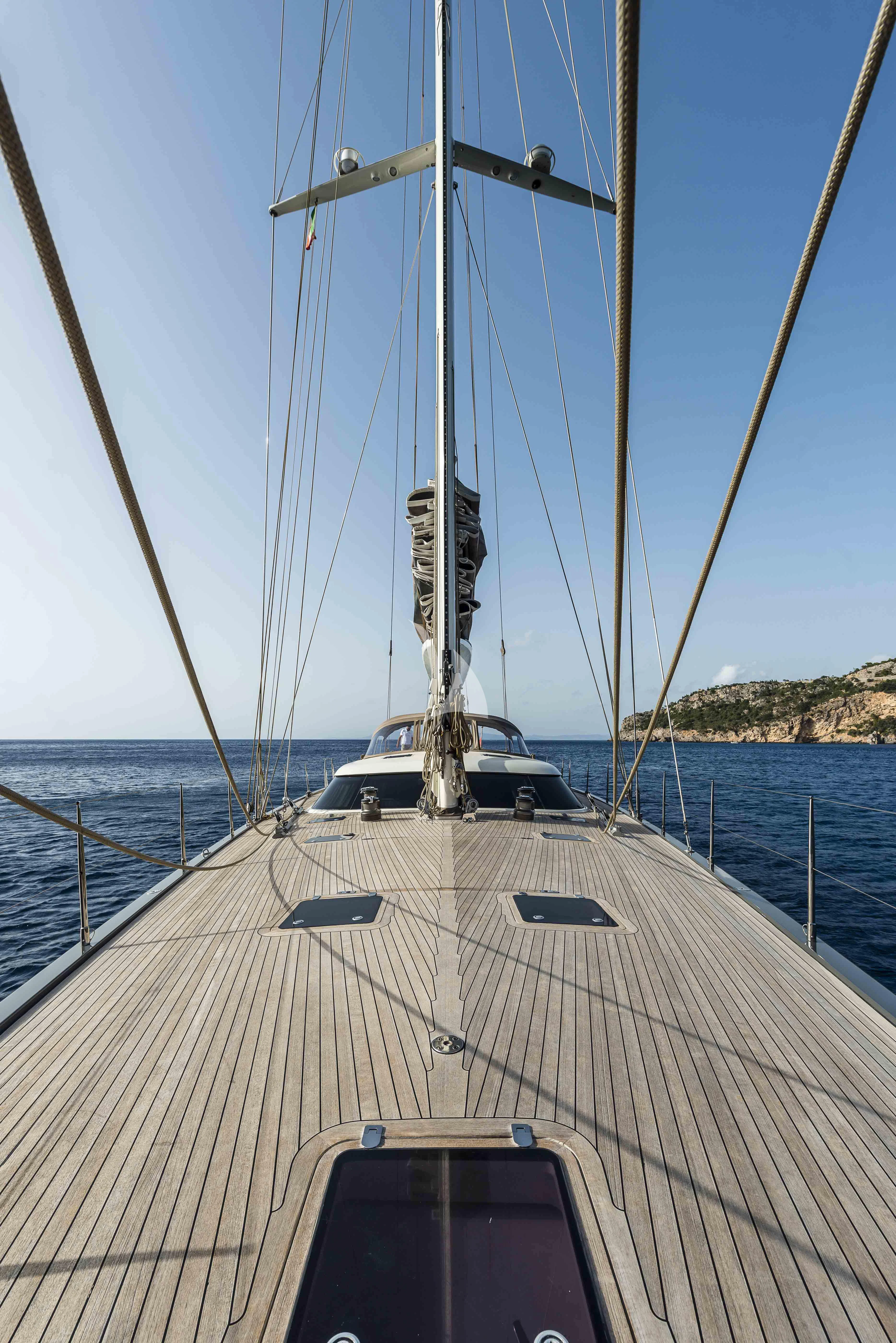 a boat on a body of water aboard ACAIA Yacht for Sale