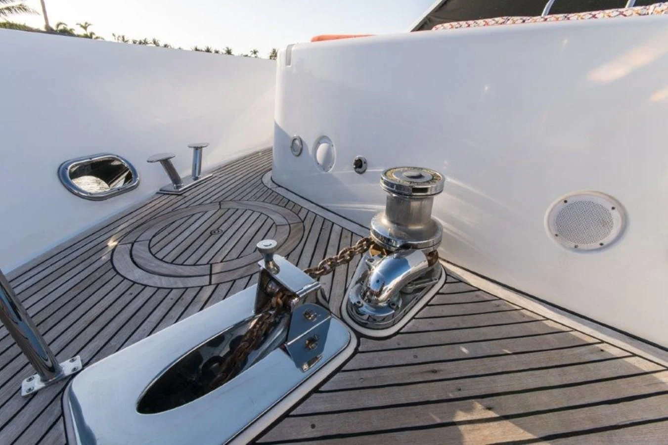 a close-up of a machine aboard DUNIA Yacht for Sale