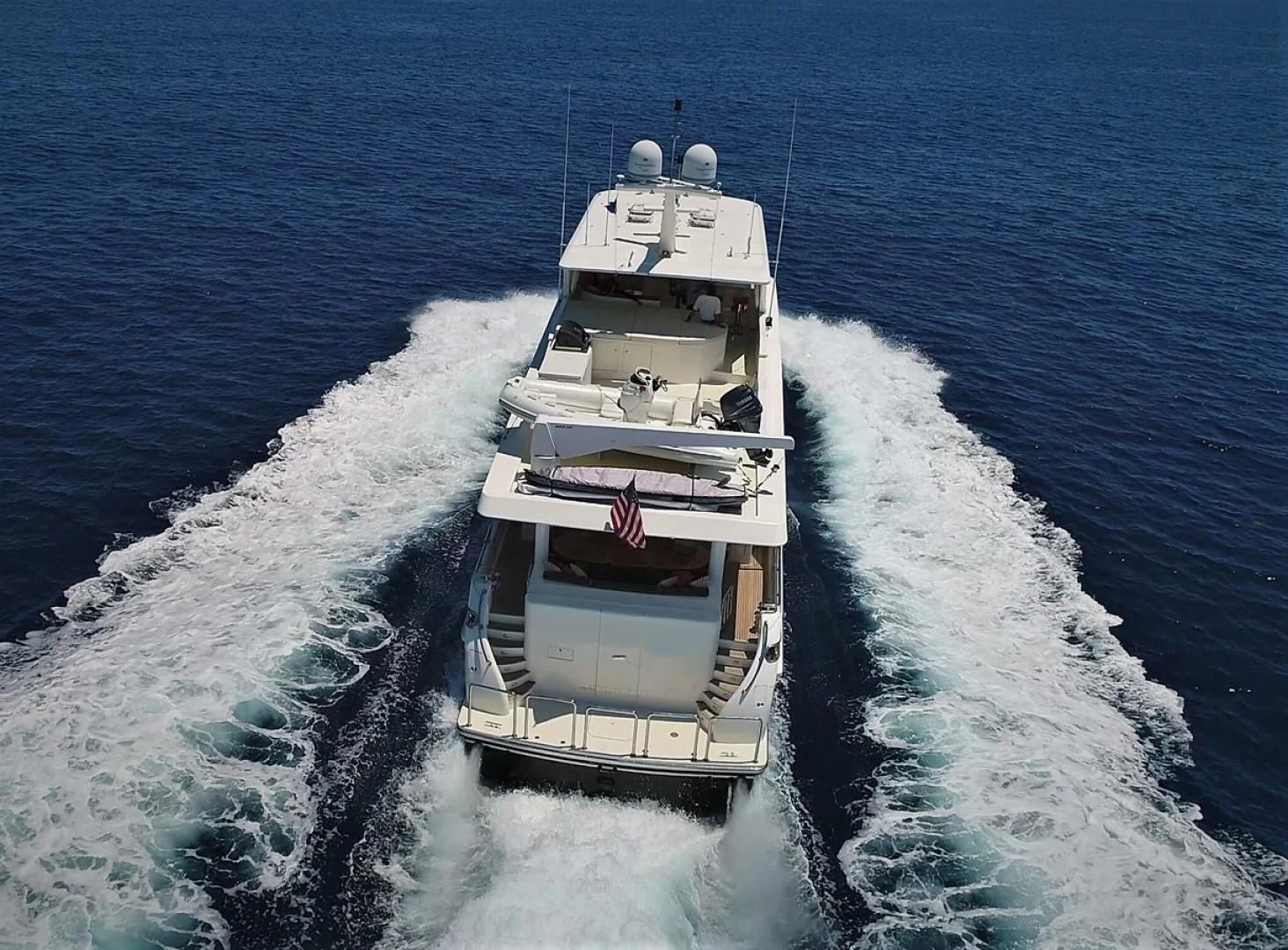 a ship sailing on the sea aboard DUNIA Yacht for Sale
