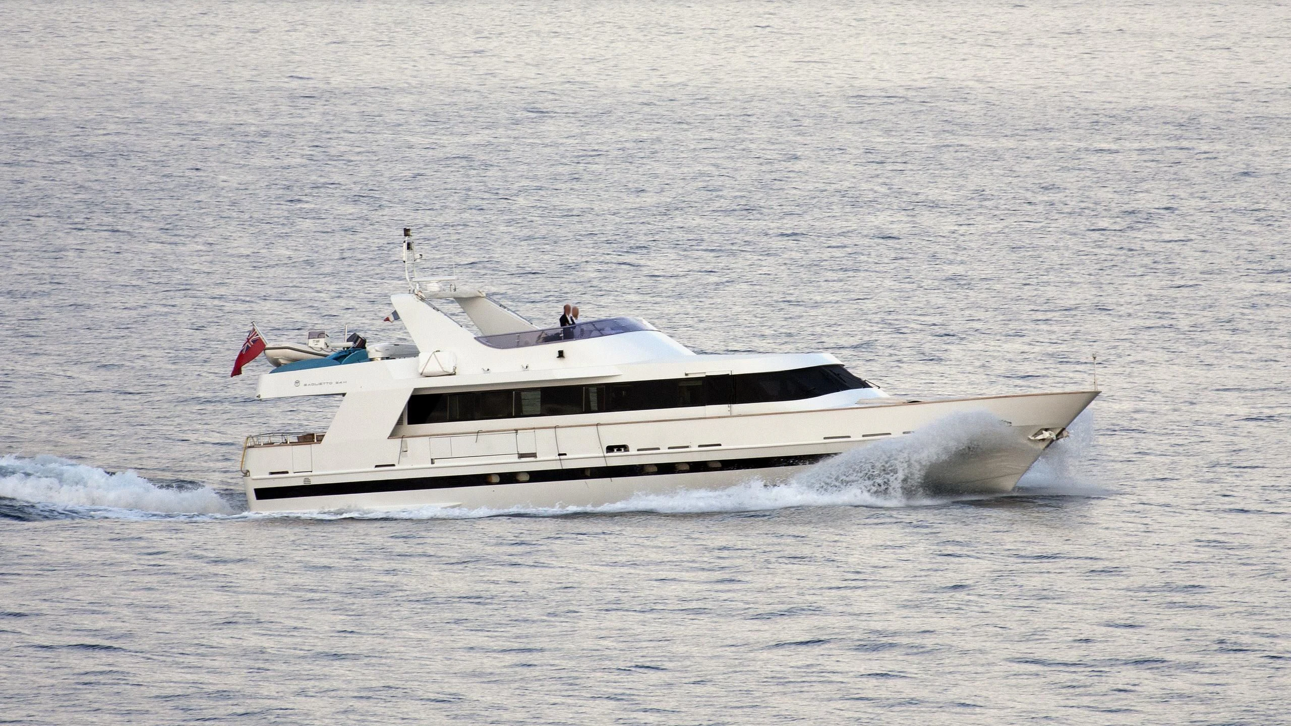 a boat in the water aboard AJAO Yacht for Sale