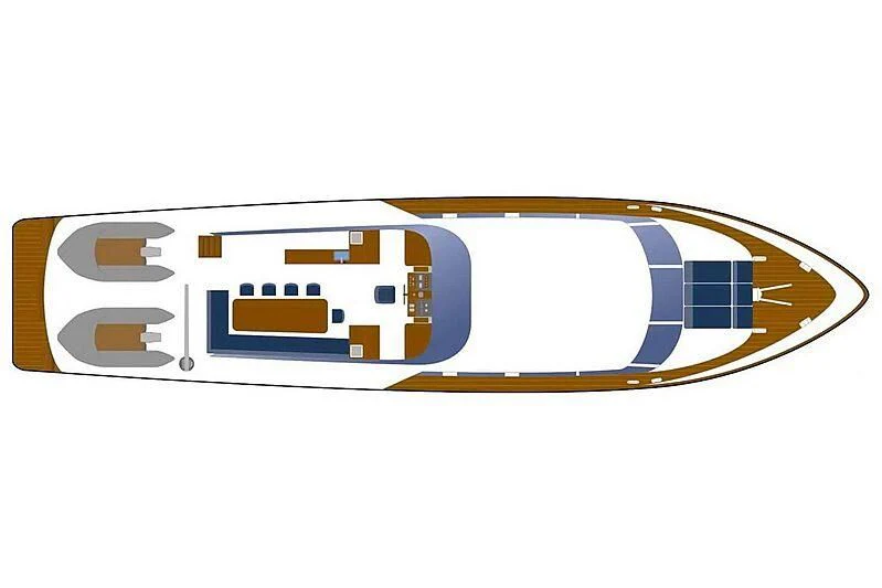 logo aboard AJAO Yacht for Sale