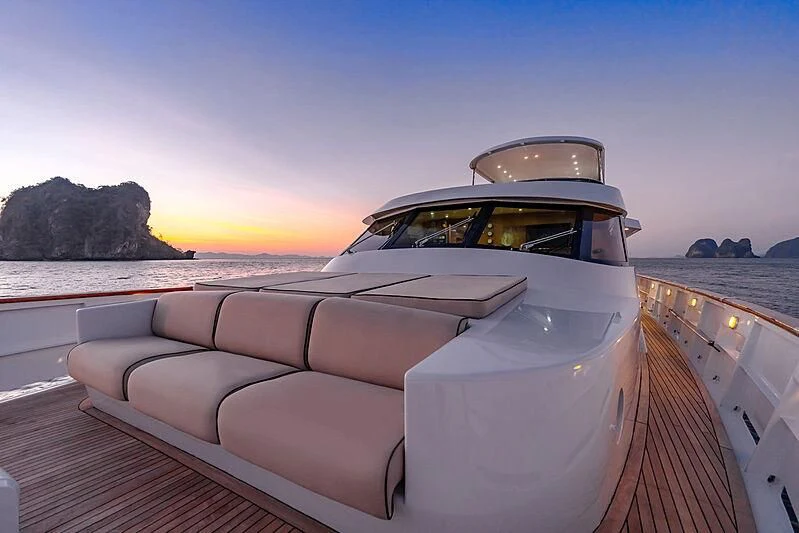 a boat on the water aboard AJAO Yacht for Sale