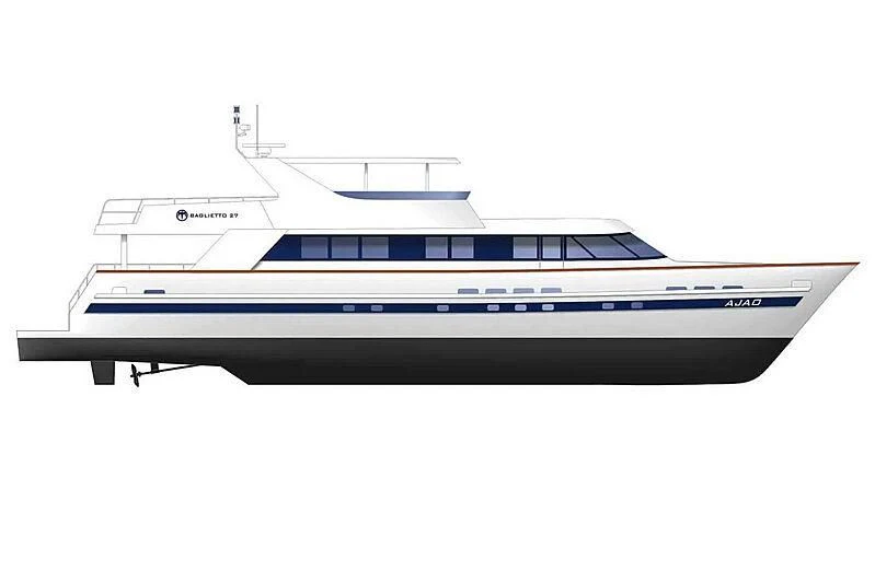 diagram aboard AJAO Yacht for Sale