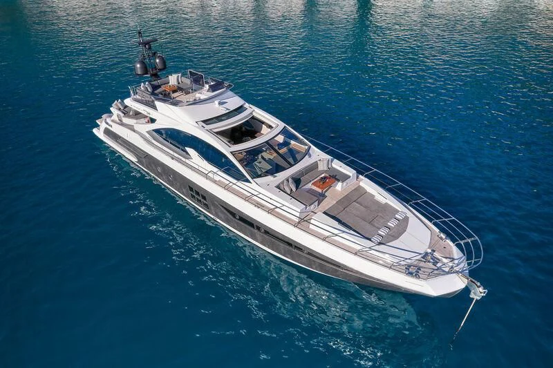 a boat in the water aboard ALKYONE Yacht for Sale