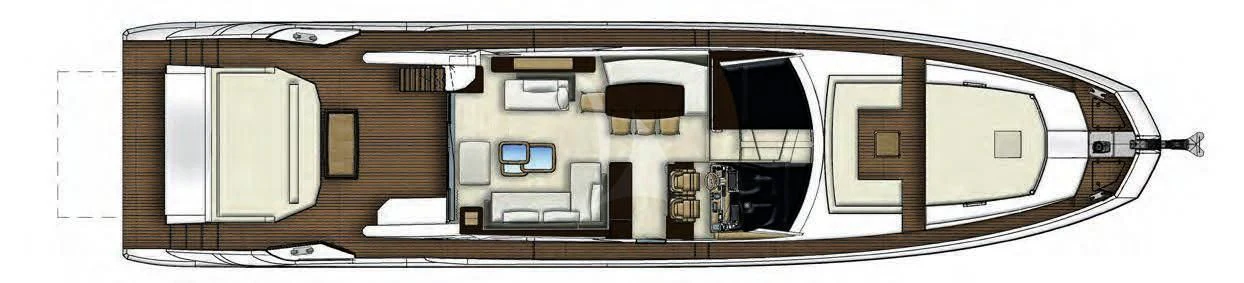 a computer model of a building aboard ALKYONE Yacht for Sale