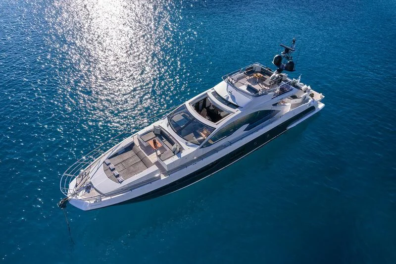 a boat in the water aboard ALKYONE Yacht for Sale