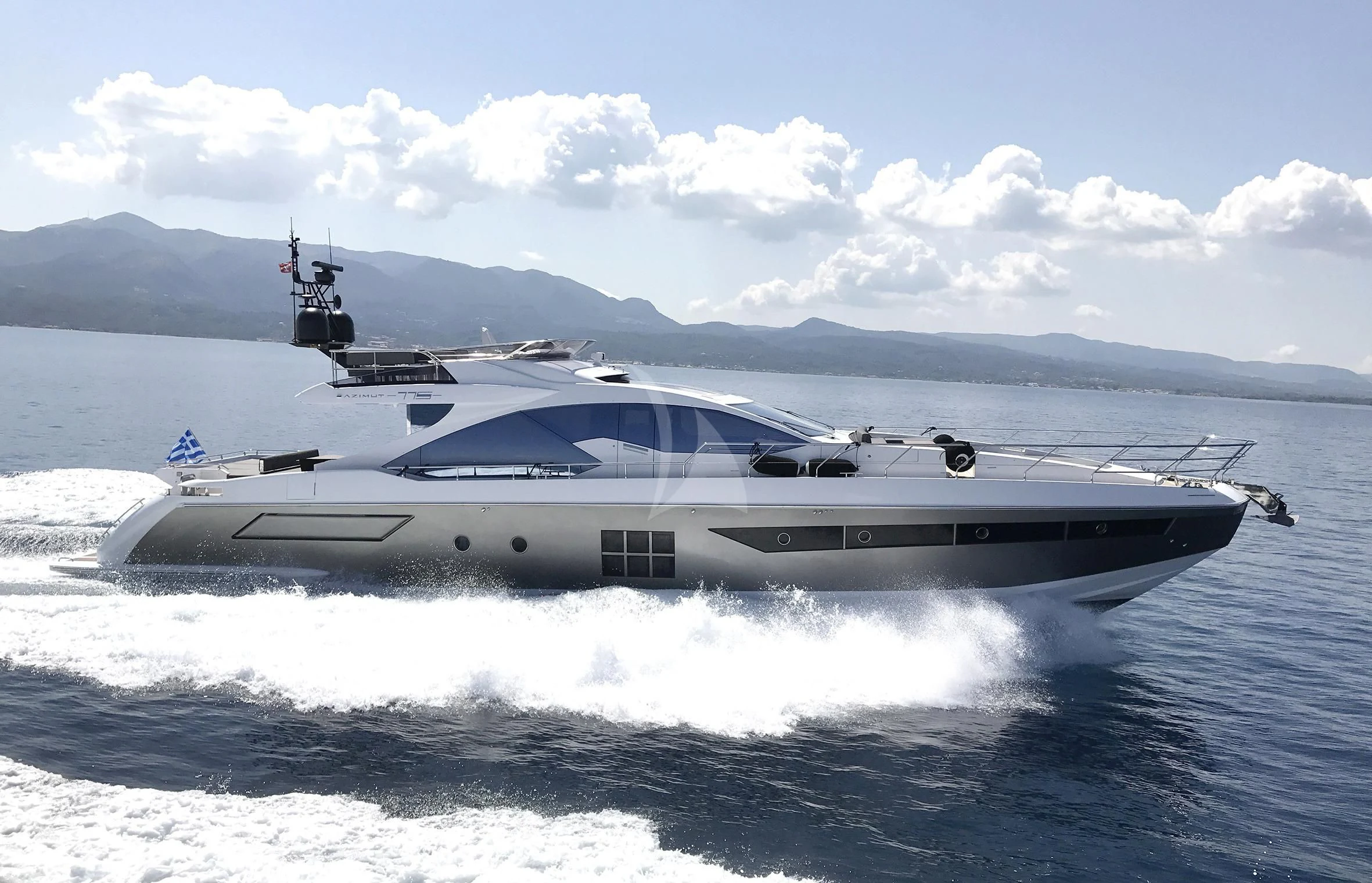 a boat in the water aboard ALKYONE Yacht for Sale