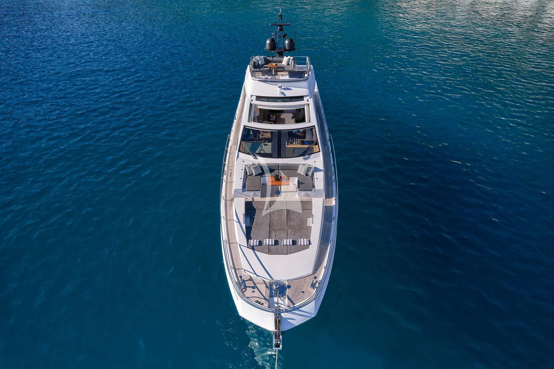 a boat on the water aboard ALKYONE Yacht for Sale