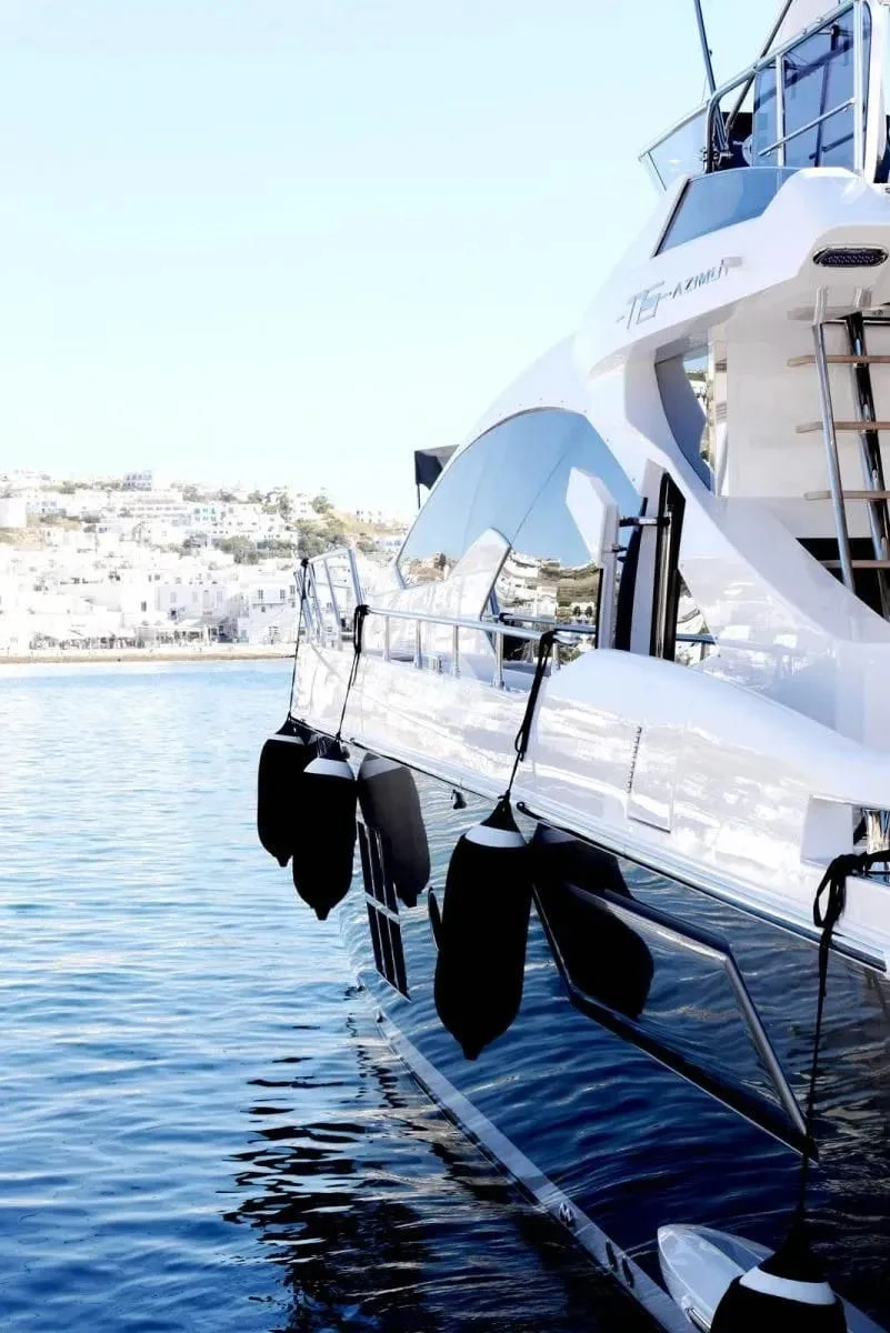 a boat on the water aboard ALKYONE Yacht for Sale