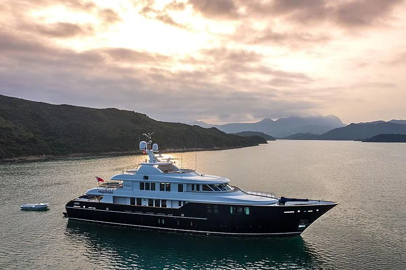 a boat in the water aboard ROSE PIGRE Yacht for Sale