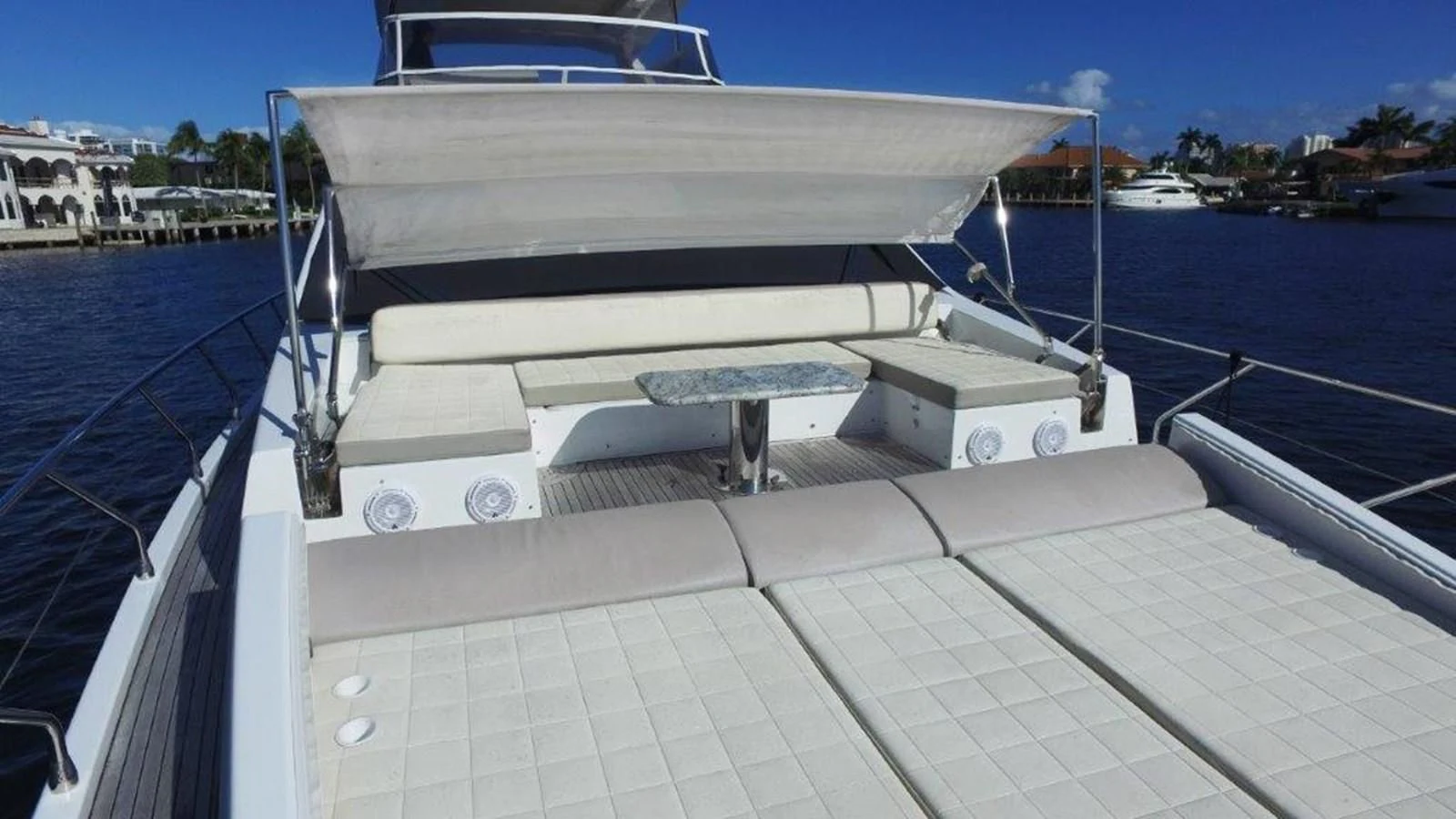 a boat on a dock aboard LEVATAR Yacht for Sale