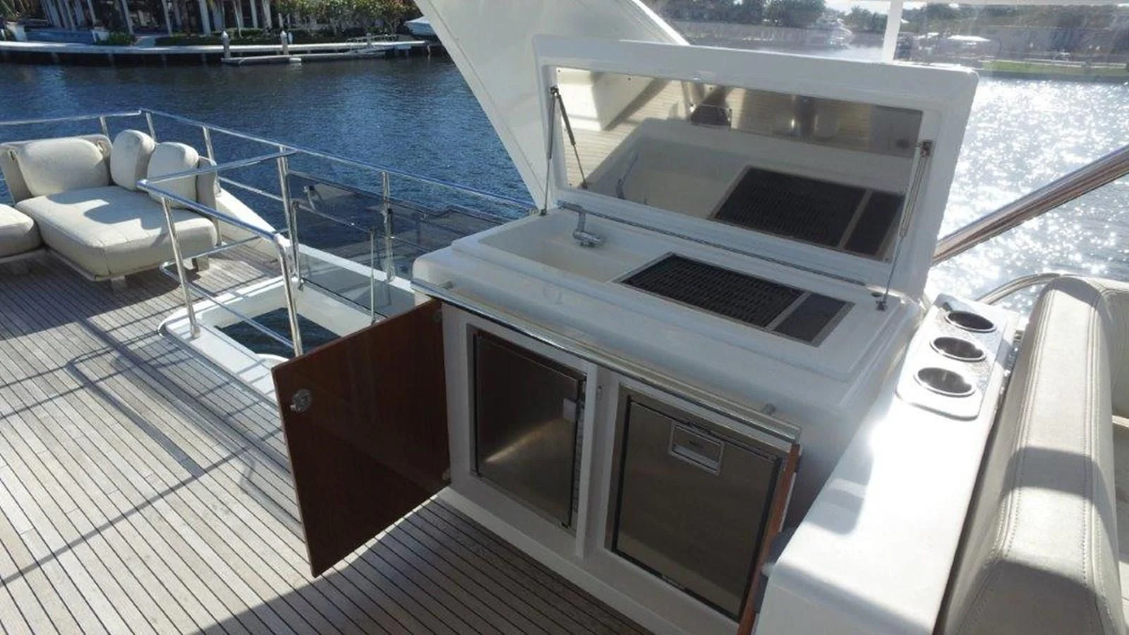 a boat on the water aboard LEVATAR Yacht for Sale