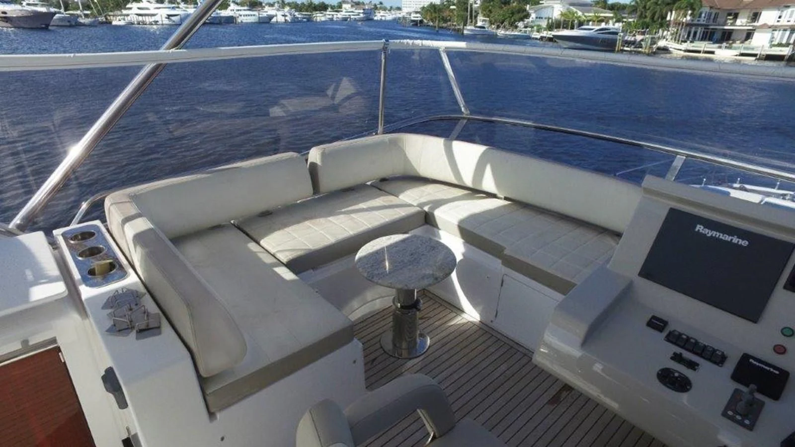 the inside of a boat aboard LEVATAR Yacht for Sale
