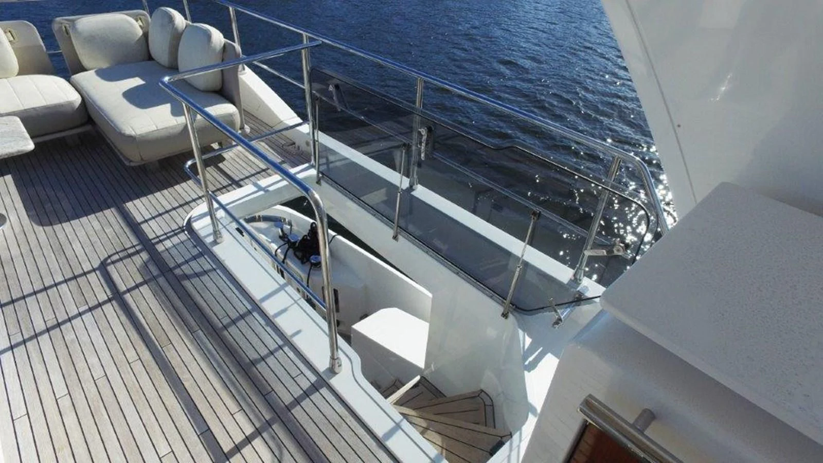 a boat on the water aboard LEVATAR Yacht for Sale